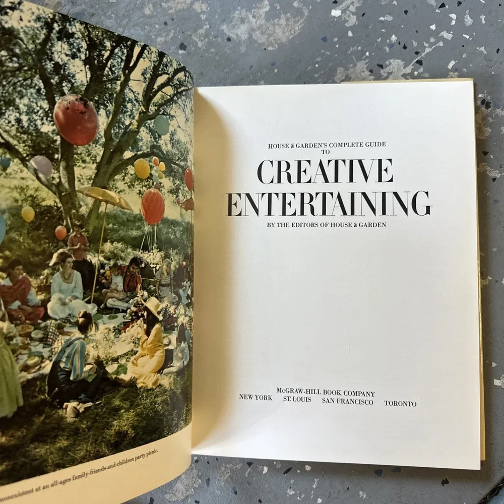 House & Garden's Complete Guide to Creative Entertaining‎ Hardcover 1st Edition